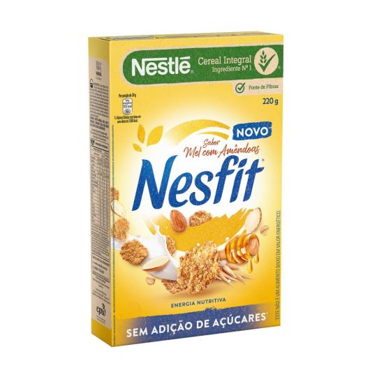 Cereal Matinal Integral Mel com Amêndoas Nestlé Nesfit Caixa 220g - Imagem em destaque