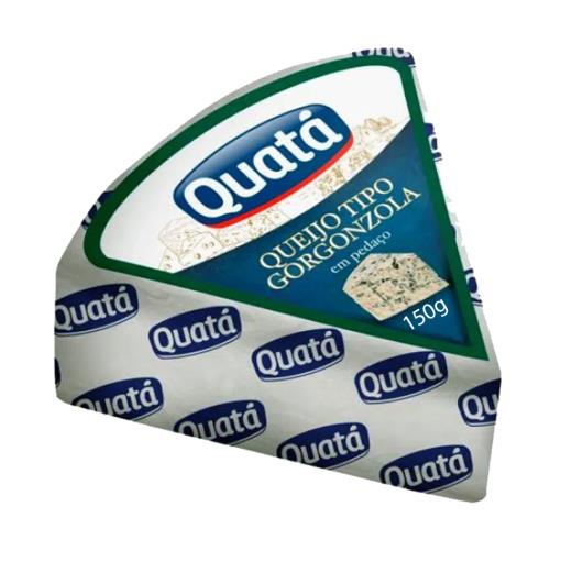 Queijo Quatá gorgonzola pedaço 150g - Imagem em destaque