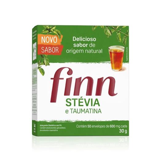 Adoçante em Pó FINN Stevia e Taumatina 50 uni 30g - Imagem em destaque