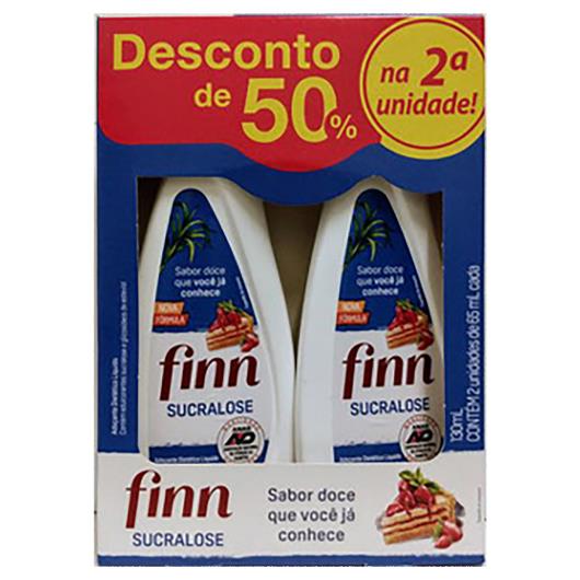 Adoçante FINN Sucralose 130mL 50% Na Segunda uni - Imagem em destaque