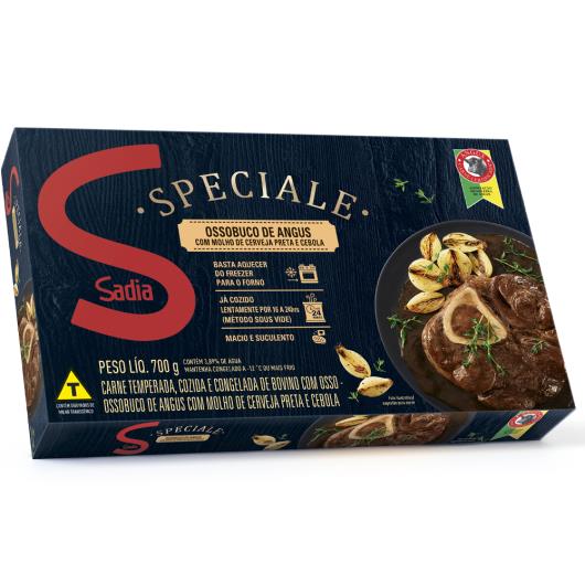 Ossobuco de Angus com Molho de Cerveja Preta e Cebola Sadia Speciale Caixa 700g - Imagem em destaque