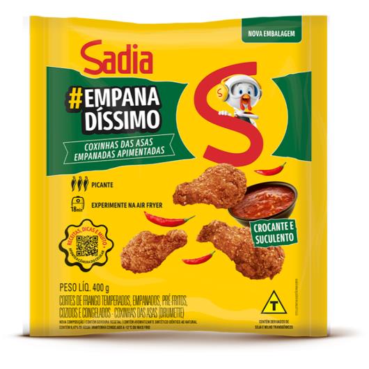 Coxinha da Asa Apimentada Empanadíssimo Sadia Pacote 400g - Imagem em destaque