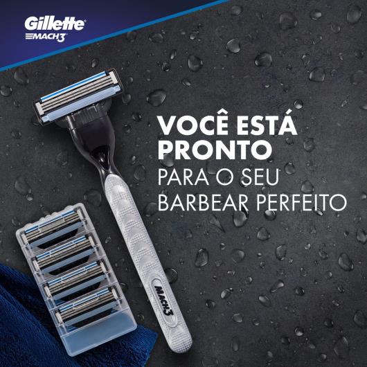 Carga de Aparelho para Barbear Gillette Mach3 L4P3 - Imagem em destaque