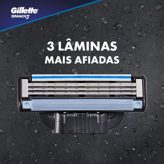 Carga de Aparelho para Barbear Gillette Mach3 L4P3 - Imagem em destaque