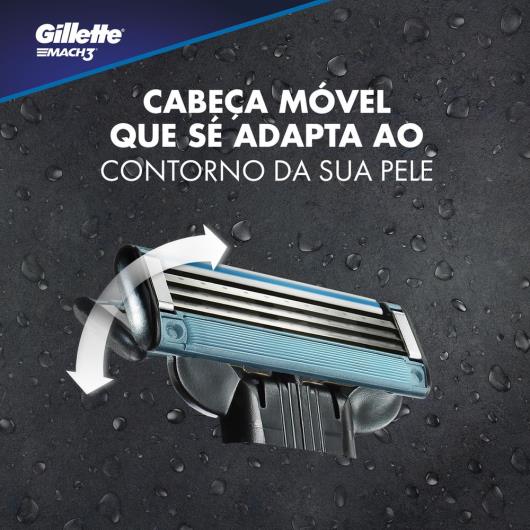 Carga de Aparelho para Barbear Gillette Mach3 L4P3 - Imagem em destaque