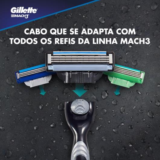 Carga de Aparelho para Barbear Gillette Mach3 L4P3 - Imagem em destaque