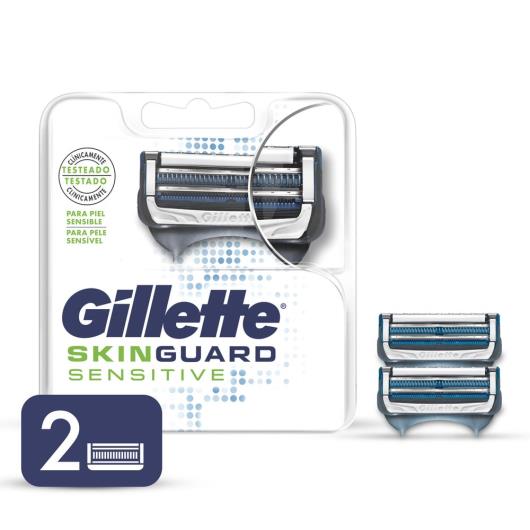 Carga de Aparelho para Barbear Gillette Skinguard Sensitive 2 Unidades - Imagem em destaque
