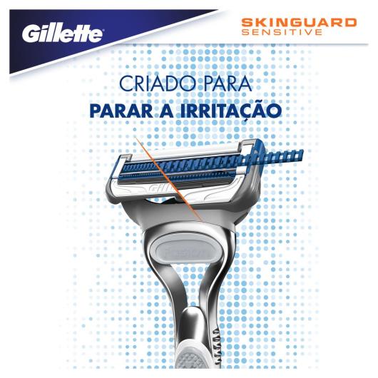 Carga de Aparelho para Barbear Gillette Skinguard Sensitive 2 Unidades - Imagem em destaque