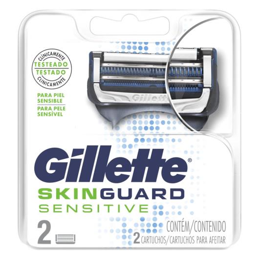 Carga de Aparelho para Barbear Gillette Skinguard Sensitive 2 Unidades - Imagem em destaque