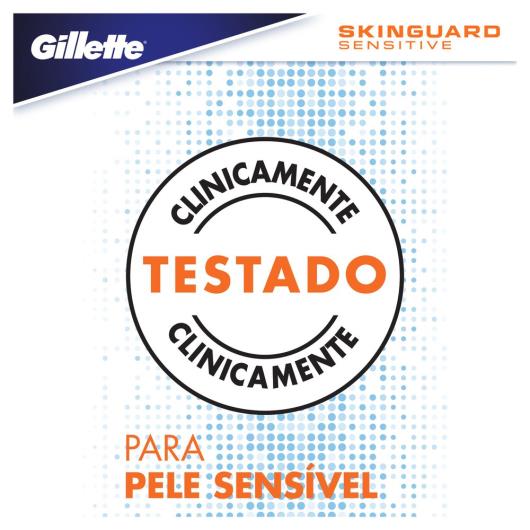 Aparelho Recarregável e Carga para Barbear Gillette Skinguard Sensitive - Imagem em destaque