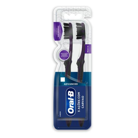 Escova Dental Macia Oral-B 3D White 2 Unidades - Imagem em destaque