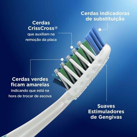 Escova Dental Macia Advanced Oral-B 7 Benefícios Control-Bac 2 Unidades - Imagem em destaque