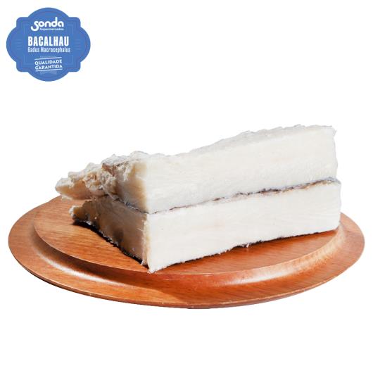 Bacalhau Salgado Seco Macrocephalus Pedaço 500g - Imagem em destaque