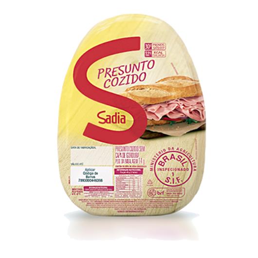 Presunto cozido Sadia fatiado a granel sem capa de gordura 250g - Imagem em destaque