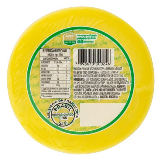 Queijo Provolone Fracionado Gran Mestri 220g - Imagem em destaque