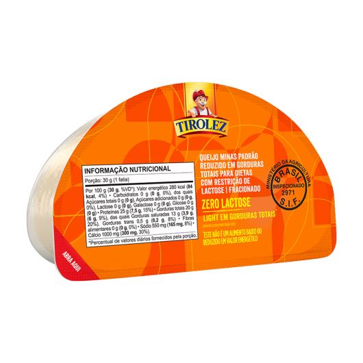 Queijo Tirolez minas padrão zero lactose 360g - Imagem em destaque