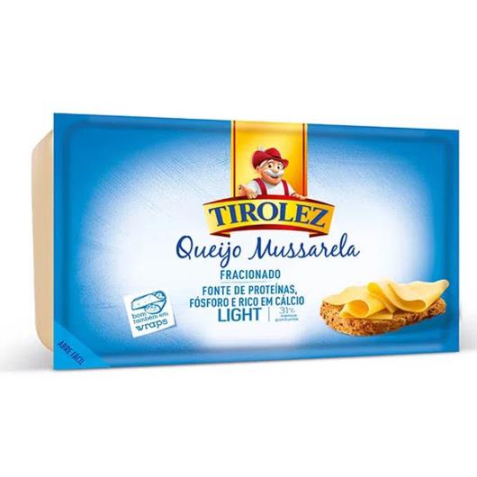 Queijo Tirolez mussarela pedaço light 350g - Imagem em destaque