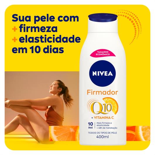 Hidratante Desodorante NIVEA Firmador Q10 + Vitamina C Todos os Tipos de Pele 400ml - Imagem em destaque