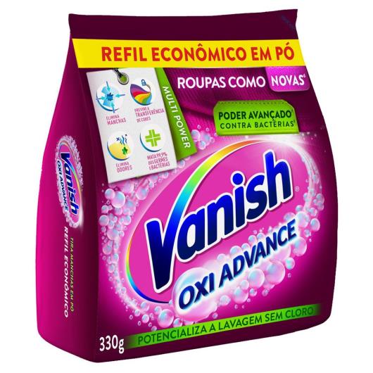 Tira Manchas em Pó Vanish Oxi Advance 330g Refil Econômico para roupas coloridas - Imagem em destaque