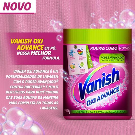 Tira Manchas em Pó Vanish Oxi Advance 330g Refil Econômico para roupas coloridas - Imagem em destaque