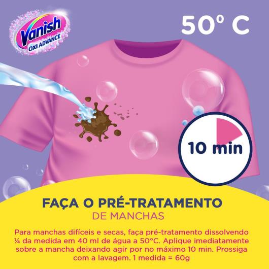 Tira Manchas em Pó Vanish Oxi Advance 330g Refil Econômico para roupas coloridas - Imagem em destaque