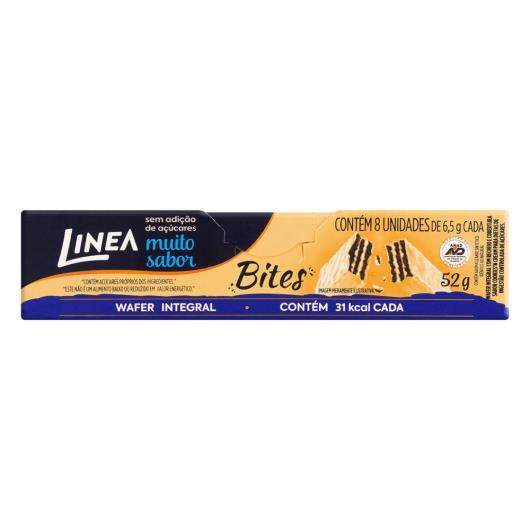 Pack Wafer Integral Recheio e Cobertura Cookies'n Cream Linea Bites Caixa 52g 8 Uni - Imagem em destaque