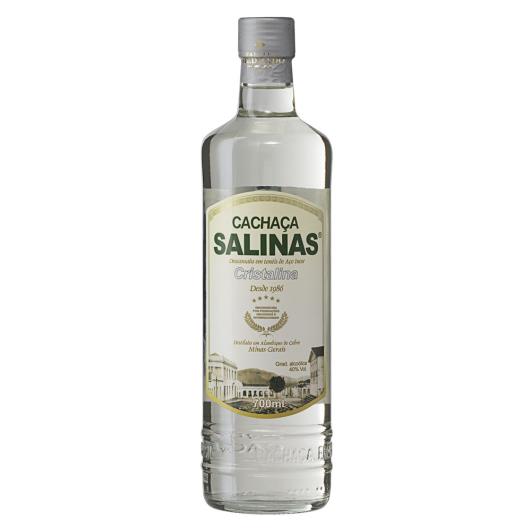 Cachaça Cristalina Salinas Garrafa 700ml - Imagem em destaque