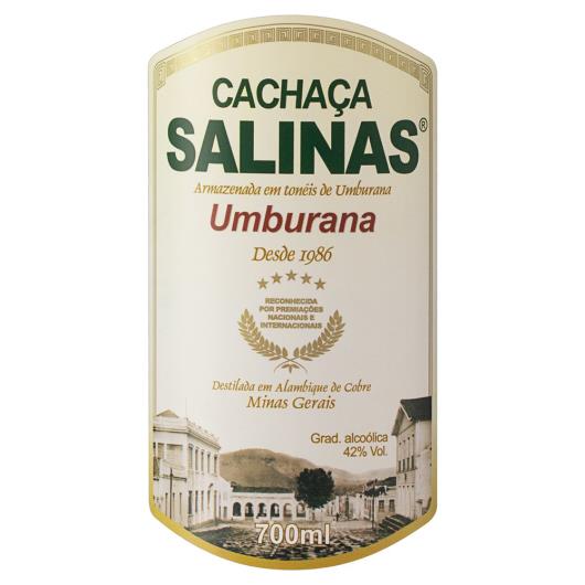 Cachaça Umburana Salinas Garrafa 700ml - Imagem em destaque