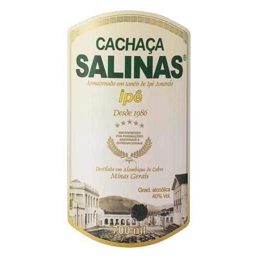 Cachaça Ipê Salinas Garrafa 700ml - Imagem em destaque