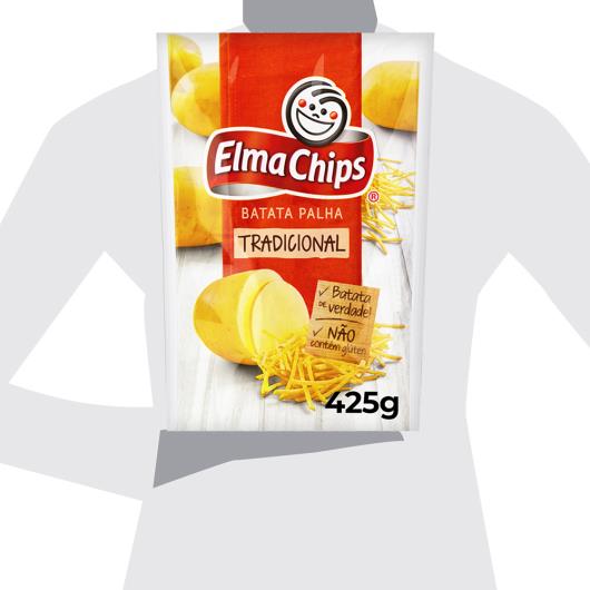 Batata Palha Tradicional Elma Chips Pacote 425g Embalagem Econômica - Imagem em destaque