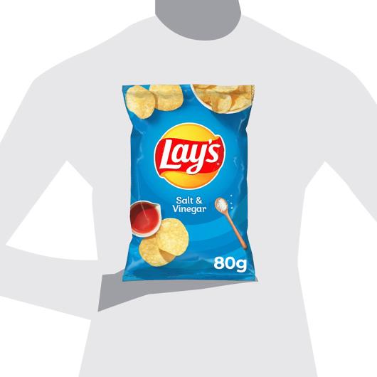 Batata Frita Lisa Salt e Vinegar Lay's Pacote 80g - Imagem em destaque