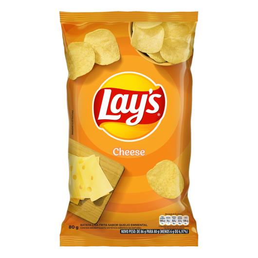 Batata Frita Lisa Cheese Lay's Pacote 80g - Imagem em destaque