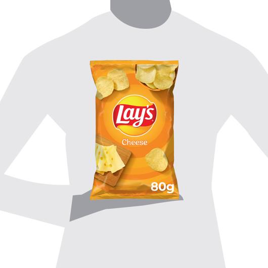 Batata Frita Lisa Cheese Lay's Pacote 80g - Imagem em destaque