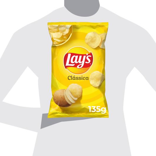 Batata Frita Lisa Clássica Lay's Pacote 135g - Imagem em destaque