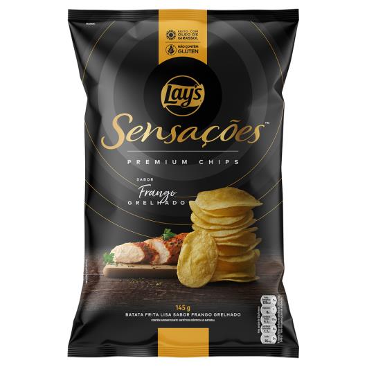 Batata Frita Lisa Frango Grelhado Lay's Sensações Premium Pacote 145g - Imagem em destaque