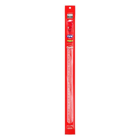 Regaliz Fini Tubes Super Gigante Morango Azedinho 27g - Imagem em destaque