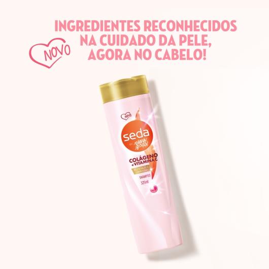 Shampoo Seda By Niina Secrets Colágeno + Vitamina C 325 ML - Imagem em destaque