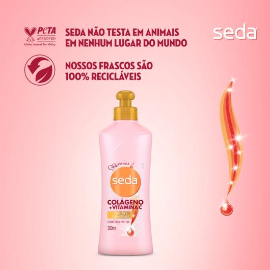 Creme para Pentear Seda Colágeno e Vitamina C by Niina Secrets Frasco 300ml - Imagem em destaque