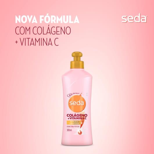 Creme para Pentear Seda Colágeno e Vitamina C by Niina Secrets Frasco 300ml - Imagem em destaque