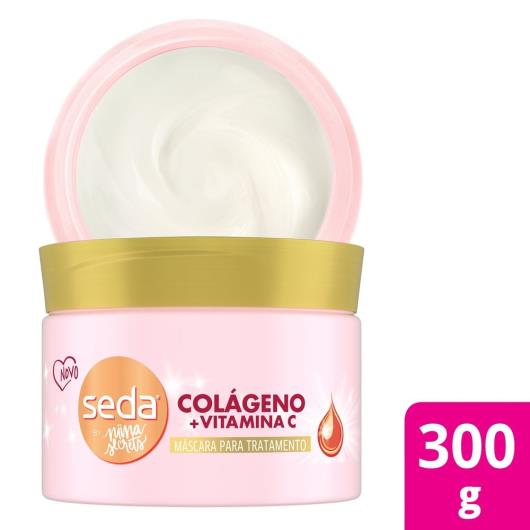 Máscara de Tratamento Seda Colágeno e Vitamina C by Niina Secrets Pote 300g - Imagem em destaque