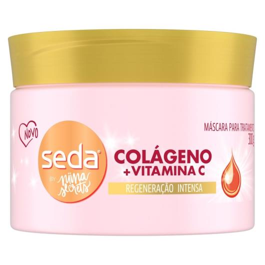 Máscara de Tratamento Seda Colágeno e Vitamina C by Niina Secrets Pote 300g - Imagem em destaque