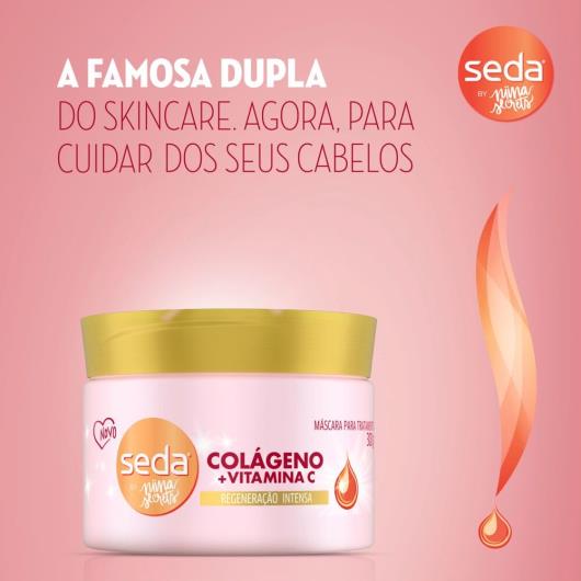 Máscara de Tratamento Seda Colágeno e Vitamina C by Niina Secrets Pote 300g - Imagem em destaque