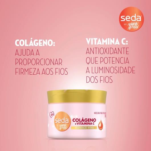 Máscara de Tratamento Seda Colágeno e Vitamina C by Niina Secrets Pote 300g - Imagem em destaque