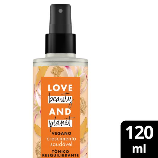 Tônico Reequilibrante Love Beauty & Planet Crescimento Saudável Frasco 120ml - Imagem em destaque