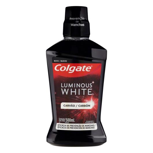 Enxaguante Bucal Carvão Zero Álcool Colgate Luminous White Frasco 500ml - Imagem em destaque