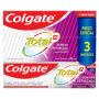 Pack Creme Dental Colgate Total 12 Gengiva Reforçada Caixa 3 Unidades 90g Cada