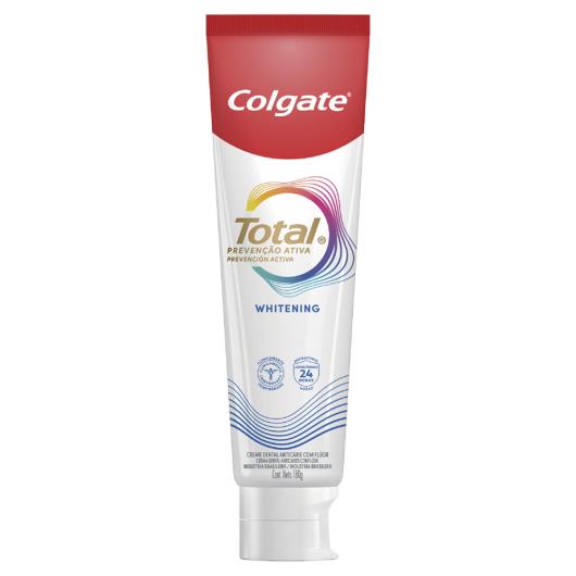 Creme Dental Whitening Colgate Total Prevenção Ativa 180g Leve Mais Pague Menos - Imagem em destaque