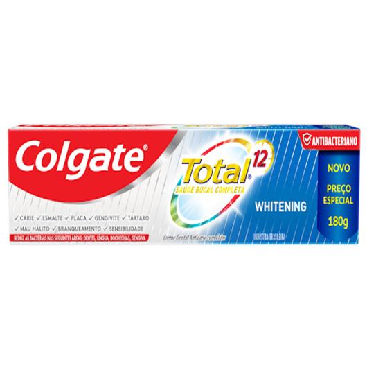 Creme Dental Whitening Colgate Total 12 Caixa 180g - Imagem em destaque