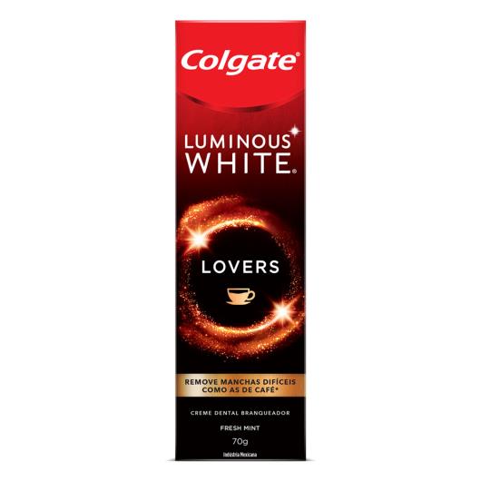 Creme Dental Branqueador Fresh Mint Colgate Luminous White Lovers Caixa 70g - Imagem em destaque