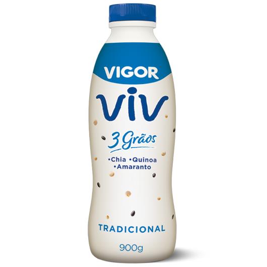 Iogurte Tradicional Vigor Viv 3 Grãos Garrafa 900g - Imagem em destaque